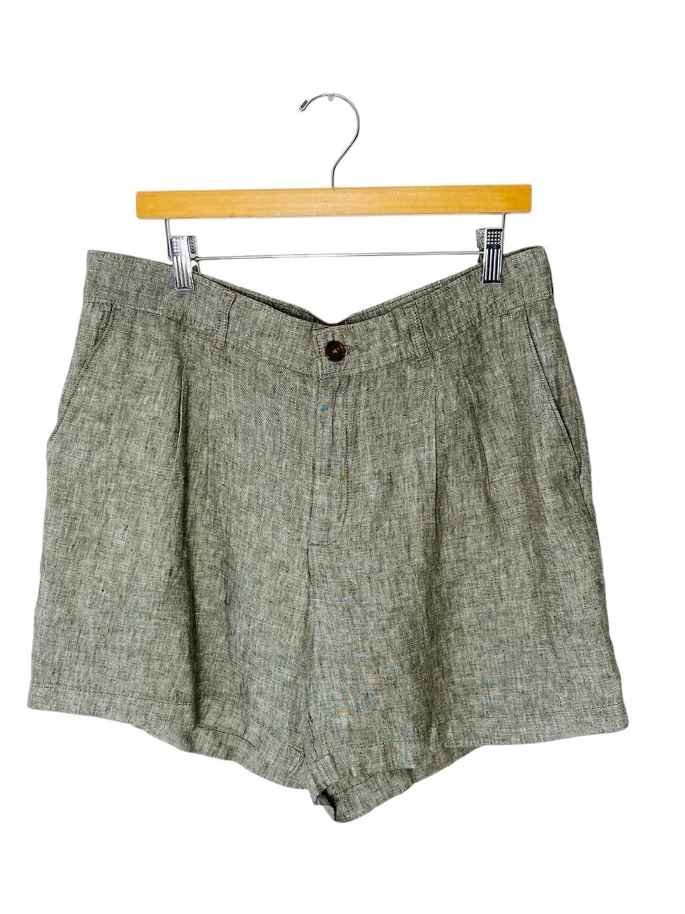 LANDS' END 100% Linen Shorts
